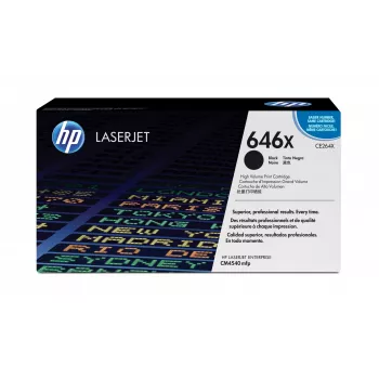 HP 646X suure tootlikkusega must originaal LaserJet toonerikassett, 17000 lehekülge, must, 1 tk