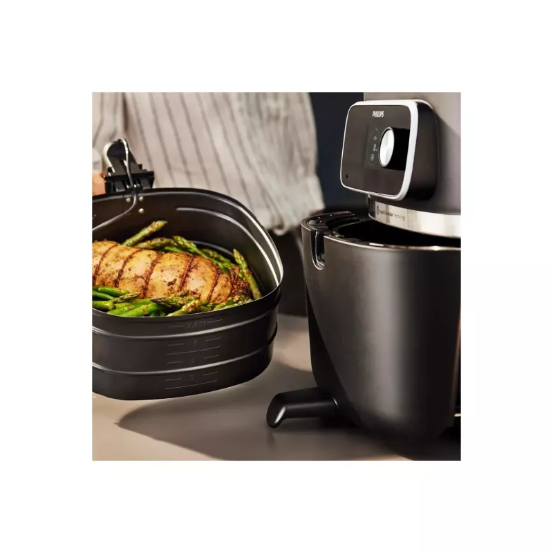 Kuumaõhufritüür Philips 7000 seeria HD9880/90 8.3L 2200W Must roostevaba teras