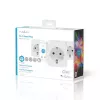 Nutipistik Nedis WIFIP121FWT3 – siseruumides kasutatav Wi-Fi pistikupesa, 3 tk pakendis