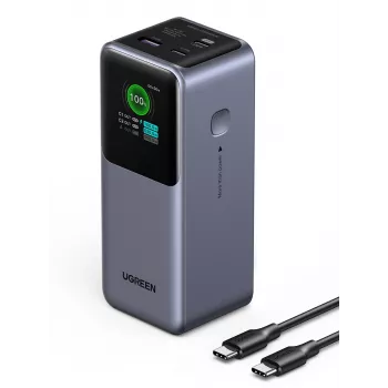 Ugreen 20000mAh 130W kiirlaadimisega akupank liitiumhall