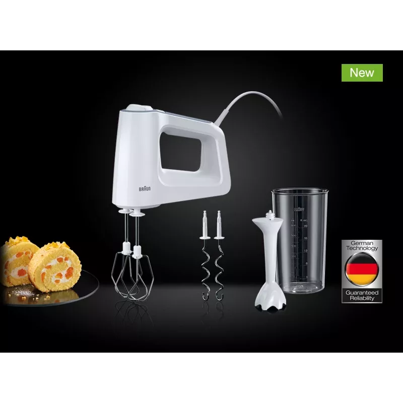 Braun MultiMix 3 Hand mixer 500 W Valge