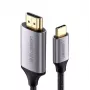 Ugreen 50570 videokaabli adapter 1,5 m USB C HDMI A-tüüp (standardne) Must