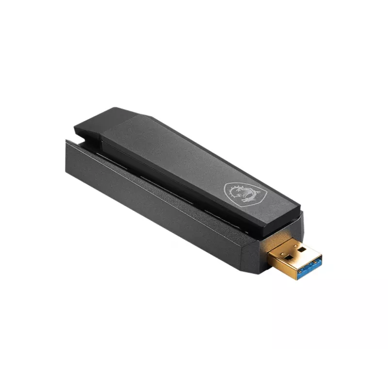 WiFi USB-adapter MSI AX1800 USB 2.0 Type-A juhtmevaba 2,4 GHz 5 GHz