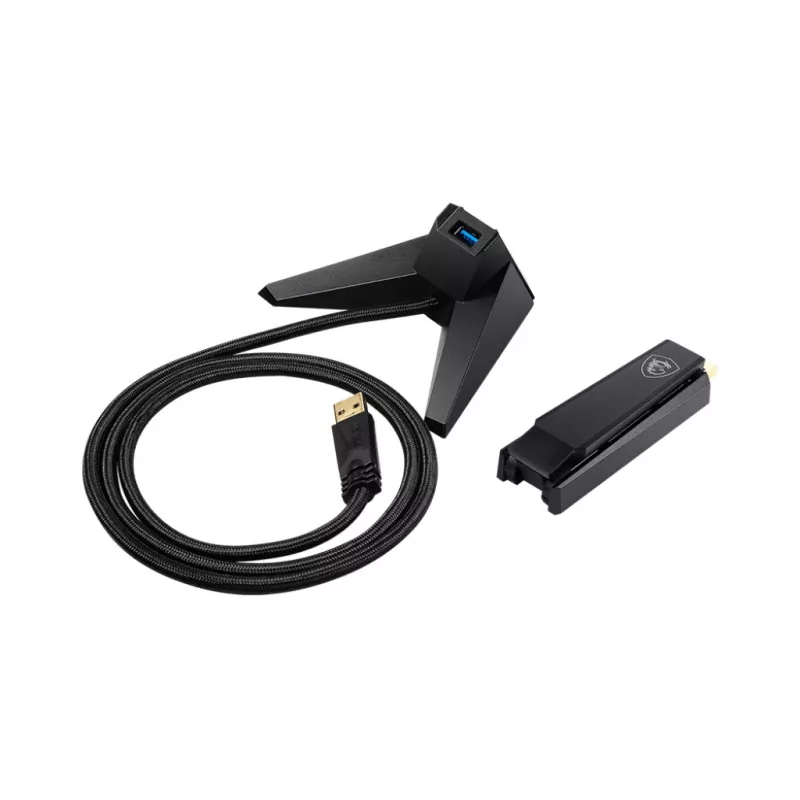 WiFi USB-adapter MSI AX1800 USB 2.0 Type-A juhtmevaba 2,4 GHz 5 GHz