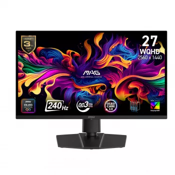 MSI MAG 271QP QD-OLED X24 arvutimonitor 67,3 cm (26,5 tolli) 2560 x 1440 pikslit Wide Quad HD must