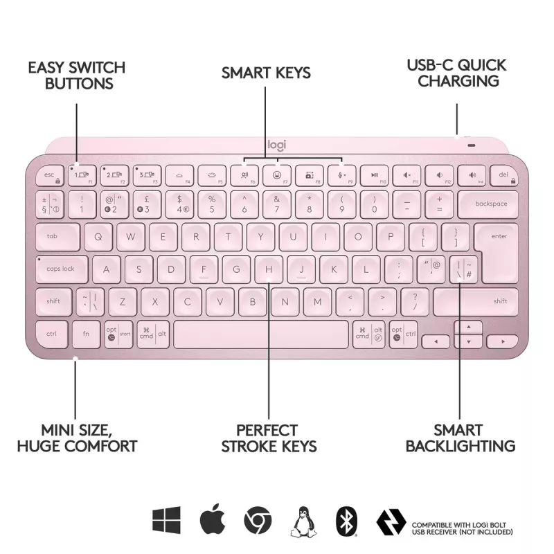 Klaviatuur Logitech MX Keys Mini