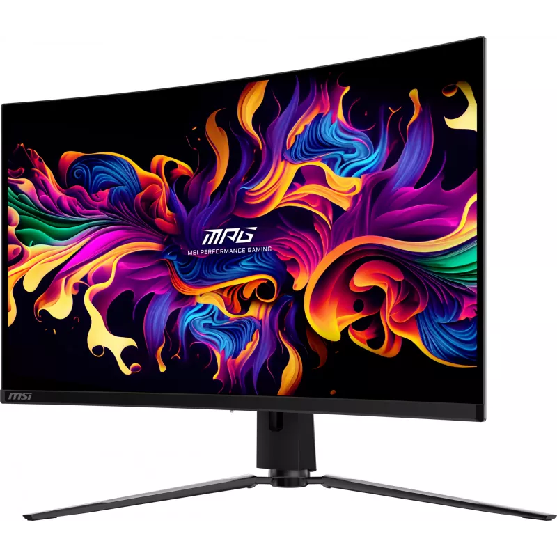 MSI MPG 321CURX QD-OLED arvutimonitor 80 cm (31,5 tolli) 3840 x 2160 pikslit 4K Ultra HD must