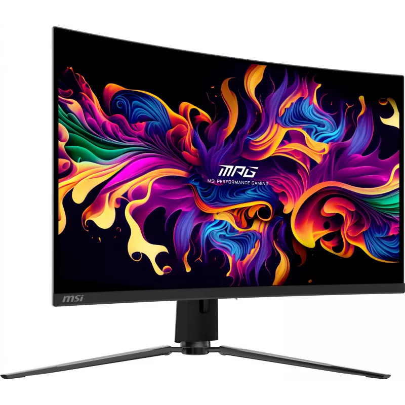 MSI MPG 321CURX QD-OLED arvutimonitor 80 cm (31,5 tolli) 3840 x 2160 pikslit 4K Ultra HD must