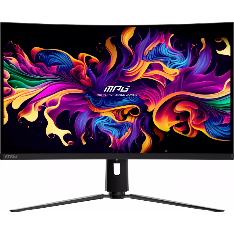 MSI MPG 321CURX QD-OLED arvutimonitor 80 cm (31,5 tolli) 3840 x 2160 pikslit 4K Ultra HD must