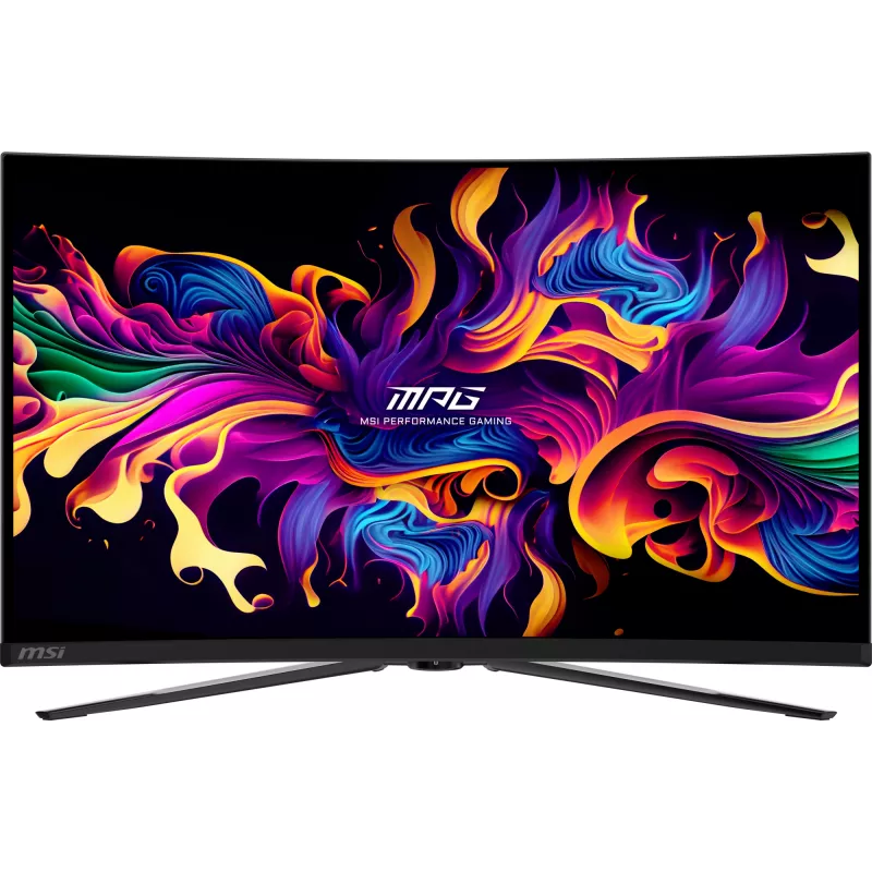 MSI MPG 321CURX QD-OLED arvutimonitor 80 cm (31,5 tolli) 3840 x 2160 pikslit 4K Ultra HD must