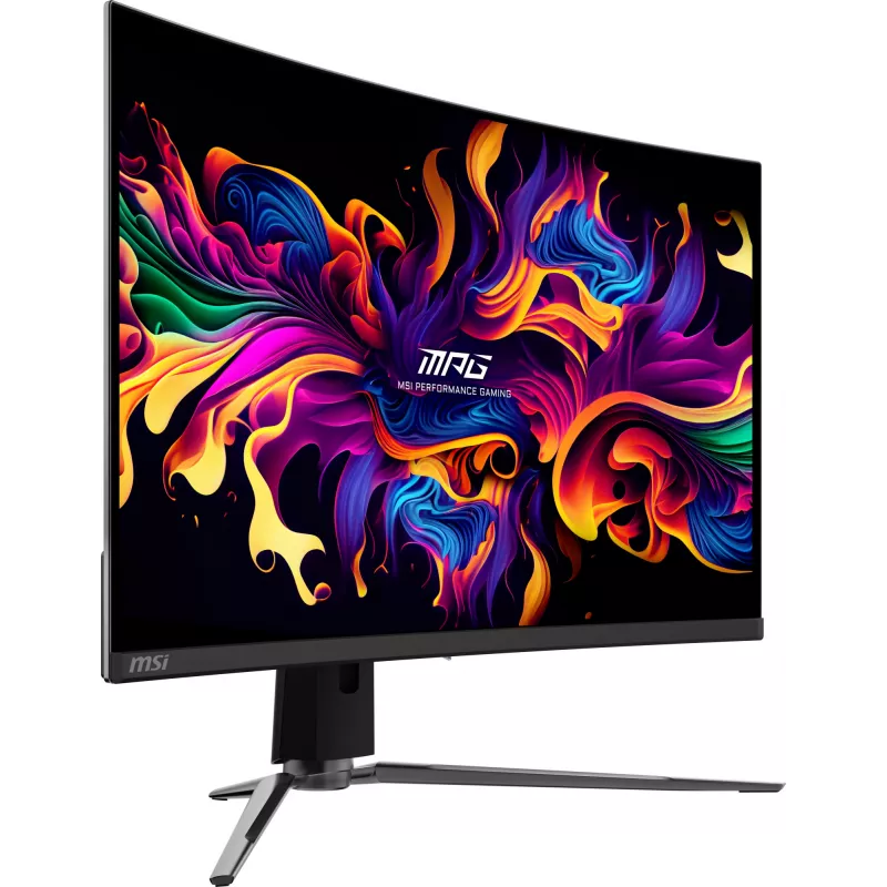 MSI MPG 321CURX QD-OLED arvutimonitor 80 cm (31,5 tolli) 3840 x 2160 pikslit 4K Ultra HD must