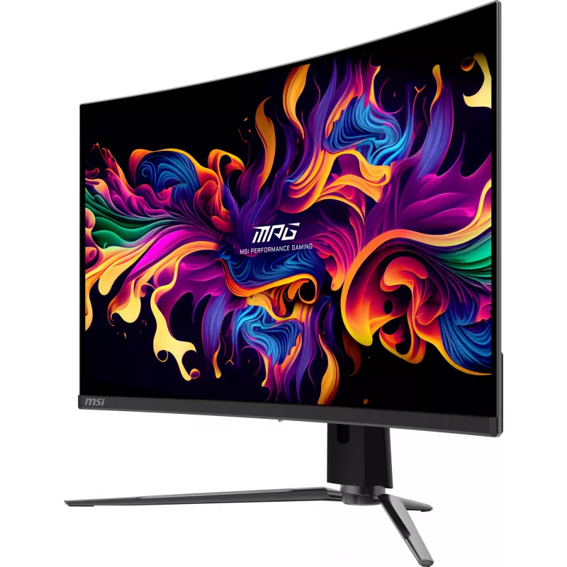 MSI MPG 321CURX QD-OLED arvutimonitor 80 cm (31,5 tolli) 3840 x 2160 pikslit 4K Ultra HD must