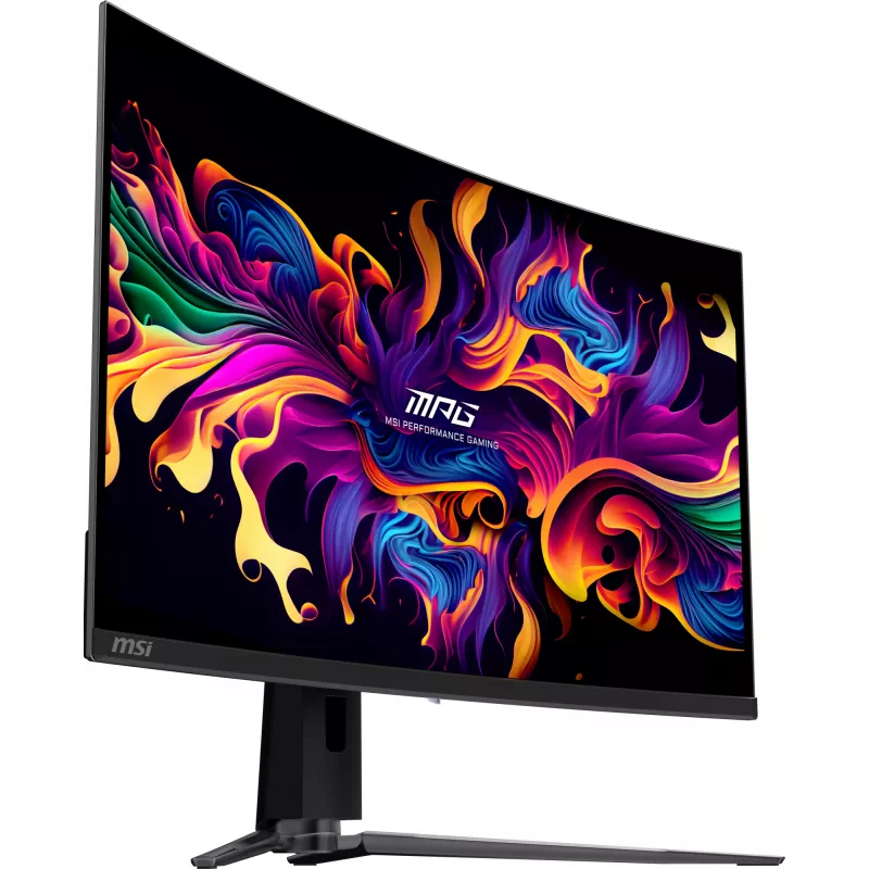 MSI MPG 321CURX QD-OLED arvutimonitor 80 cm (31,5 tolli) 3840 x 2160 pikslit 4K Ultra HD must