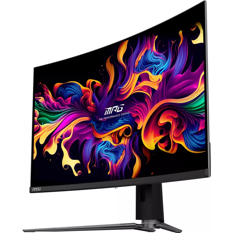 MSI MPG 321CURX QD-OLED arvutimonitor 80 cm (31,5 tolli) 3840 x 2160 pikslit 4K Ultra HD must