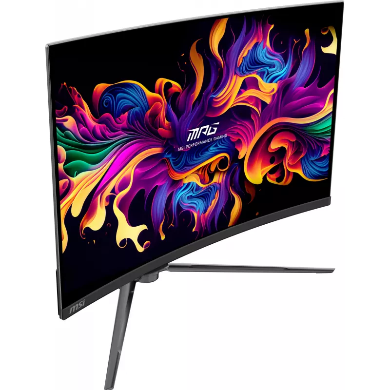 MSI MPG 321CURX QD-OLED arvutimonitor 80 cm (31,5 tolli) 3840 x 2160 pikslit 4K Ultra HD must