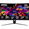 MSI MPG 321CURX QD-OLED arvutimonitor 80 cm (31,5 tolli) 3840 x 2160 pikslit 4K Ultra HD must