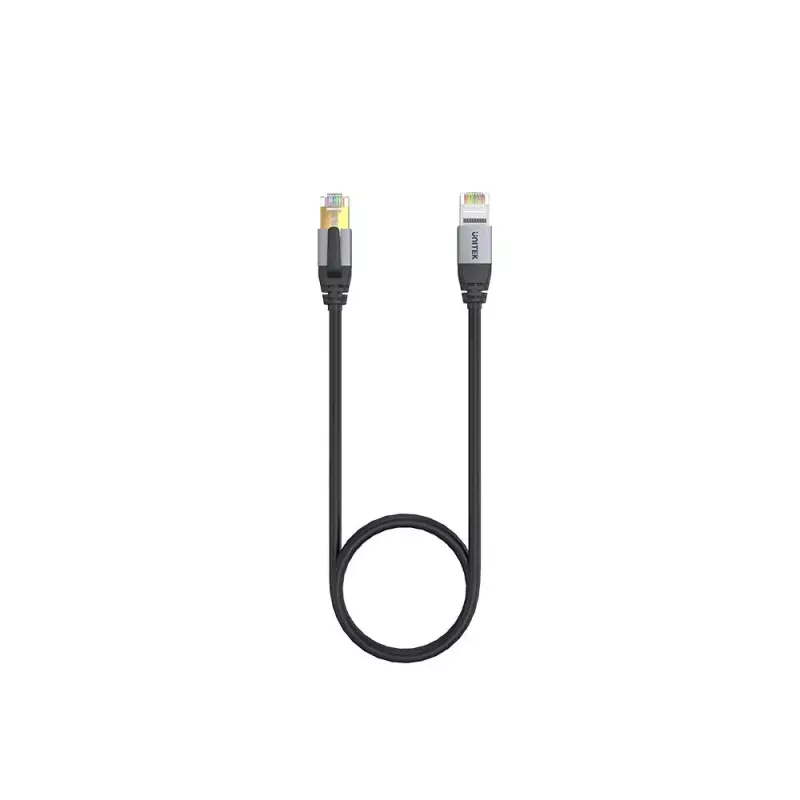 Võrgukaabel UNITEK C18149AGY03-3M RJ-45 Cat8 3m Must