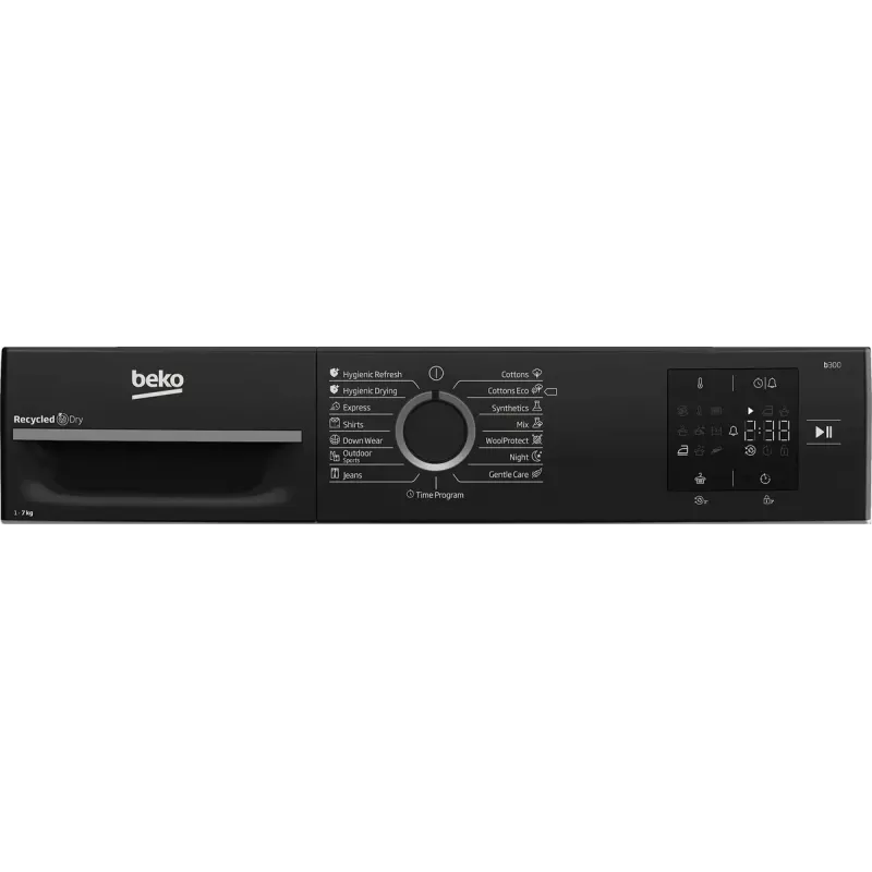 BEKO kuivati | BM3T37249WBB | Energiatõhususe klass C | Eestlaetav | 7 kg | Digitaalne | Sügavus 54,5 cm | Valge