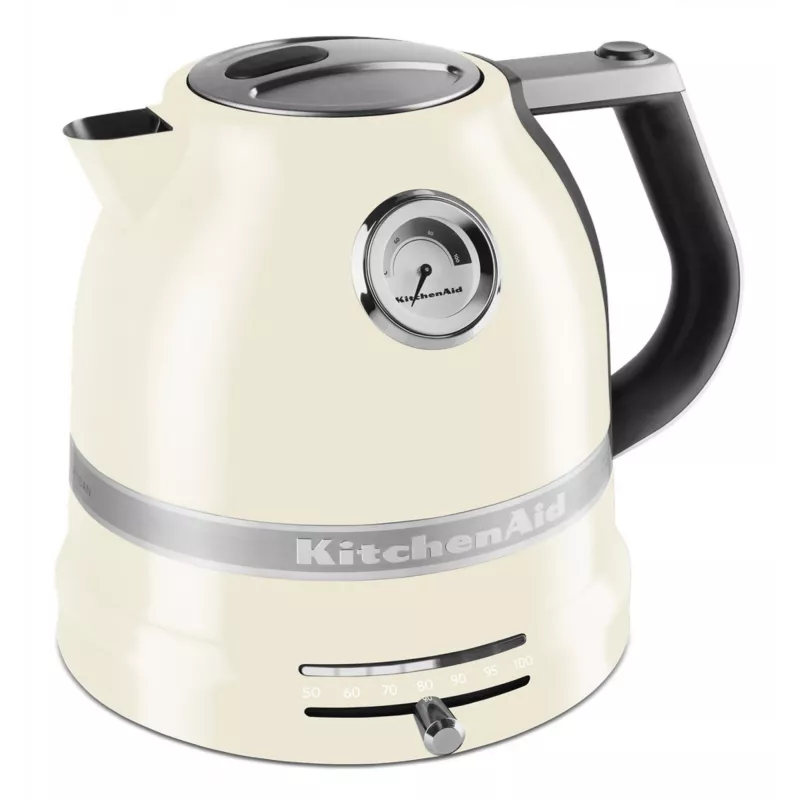 Elektriline veekeetja KITCHENAID 1.5 L 2400 W kreemjas, 7 temperatuuriseadet, roostevabast terasest korpus