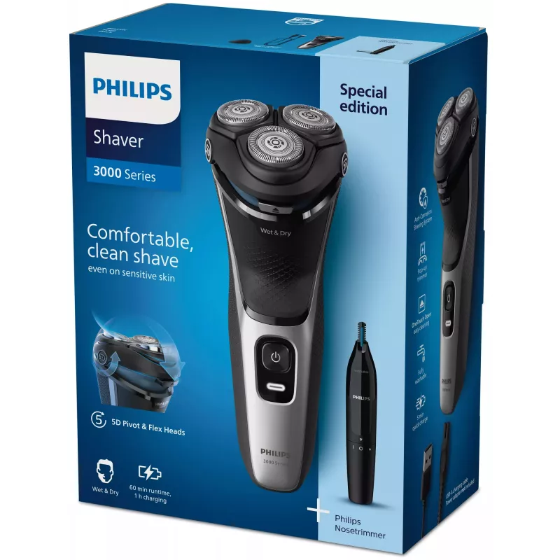 Elektriline pardel Philips S3143/02 Wet & Dry PowerCut Blade System