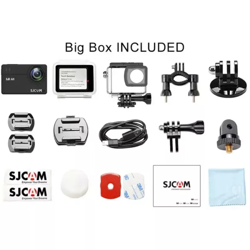 Action camera SJCam SJ8 AIR 4K 30fps Wi-Fi-ga (SJ8AIR-BK)