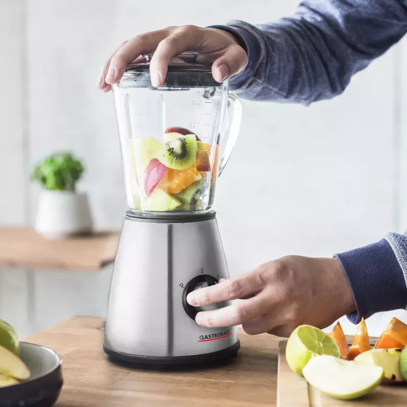 Laua blender Gastroback Design Mini must hõbedane