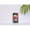 Nutitelefoni ümbris iKins iPhone XS/S jaoks — Cherry Blossom Valge disain, kaitsev kõva kest
