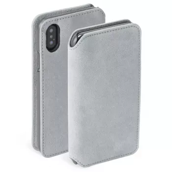 Folio-ümbris Krusell Broby 4 Card SlimWallet iPhone X/XS jaoks, hall