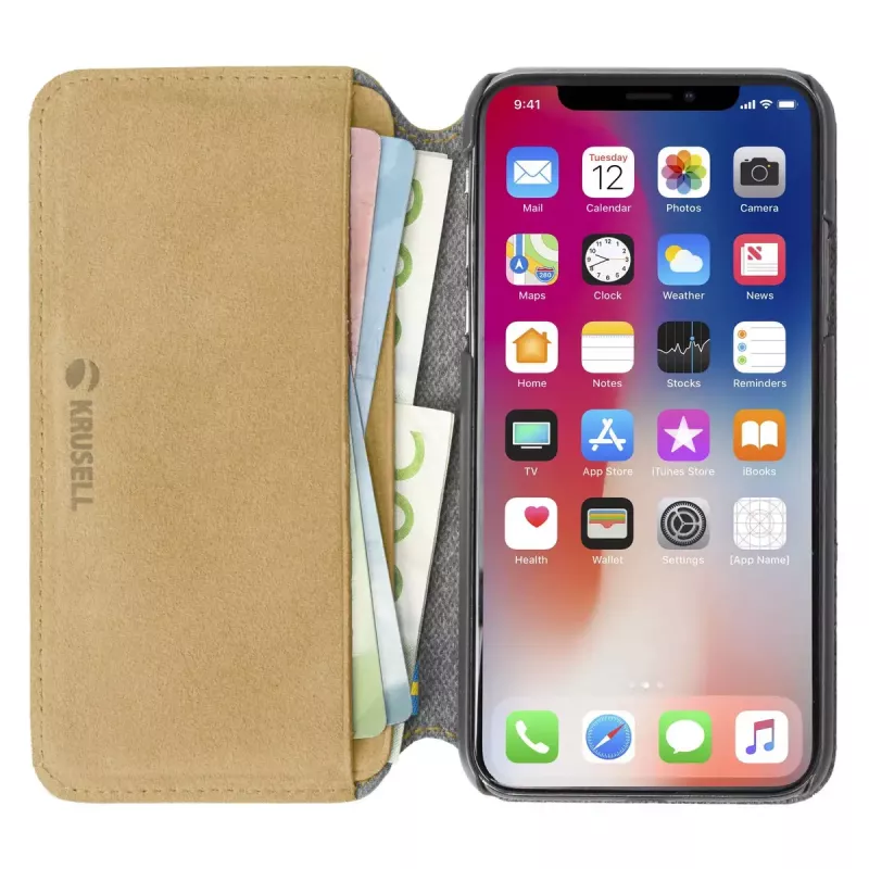 Krusell Broby 4 Card SlimWallet voldikümbris iPhone X/XS jaoks