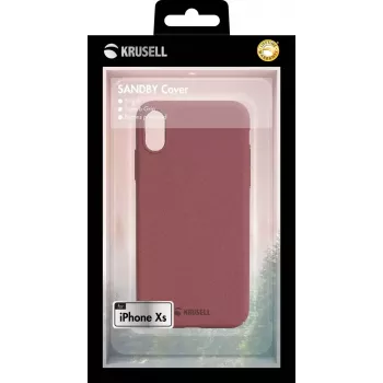 Rahakotiga ümbris Krusell Sandby iPhone X/XS Burgundia
