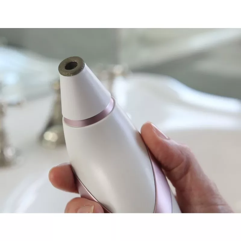 HoMedics Radiance nahahooldusseade Nahavaakum mikrodermabrasioon Roosakuldne, Valge