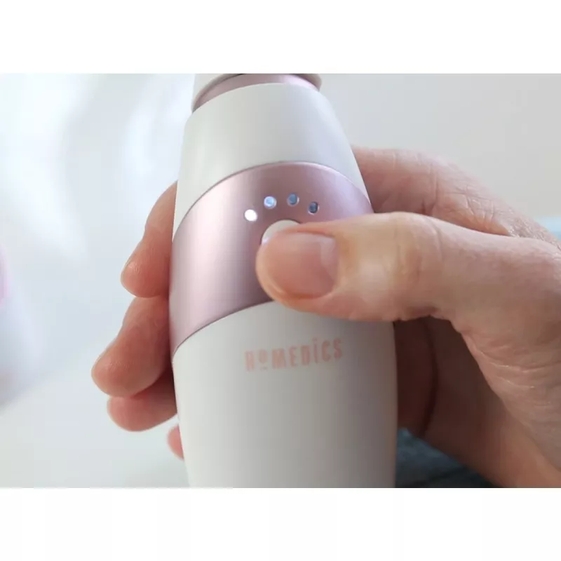 HoMedics Radiance nahahooldusseade Nahavaakum mikrodermabrasioon Roosakuldne, Valge