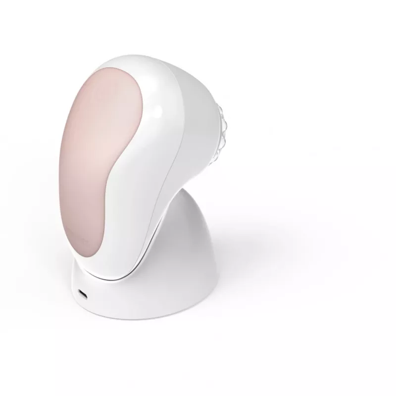 HoMedics FAC-600-EU näopuhastushari Pulsatsioon Roosakuldne, valge Aku