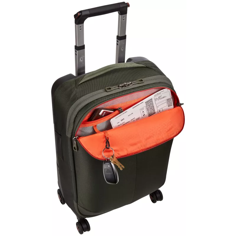 Thule Subterra TSRS-322 Dark Forest Spinner Must 33 L nailon, polükarbonaat