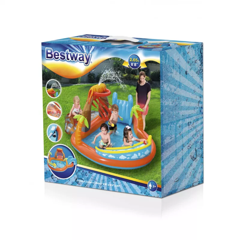 Inflatable play center Bestway 53069 — children’s inflatable play area with pool section