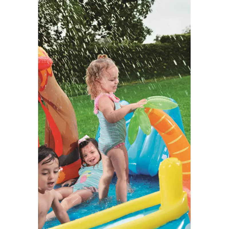 Inflatable play center Bestway 53069 — children’s inflatable play area with pool section