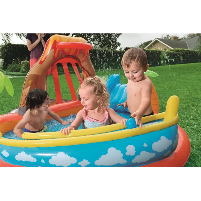 Inflatable play center Bestway 53069 — children’s inflatable play area with pool section