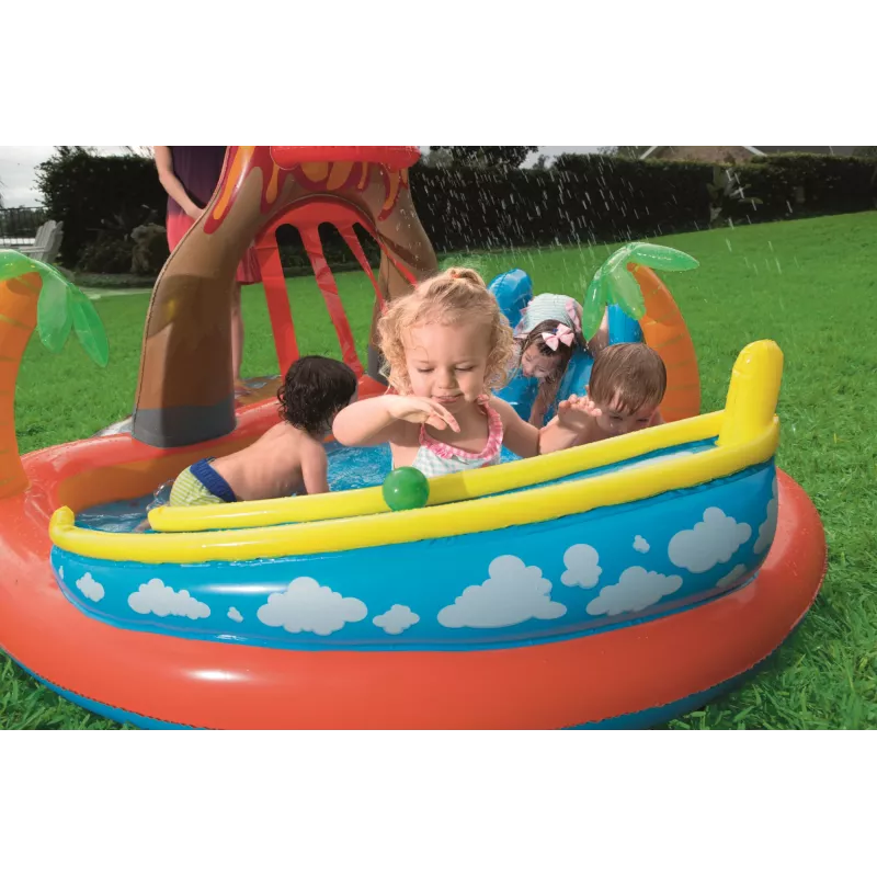 Inflatable play center Bestway 53069 — children’s inflatable play area with pool section
