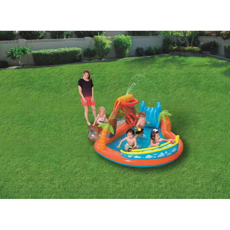Inflatable play center Bestway 53069 — children’s inflatable play area with pool section