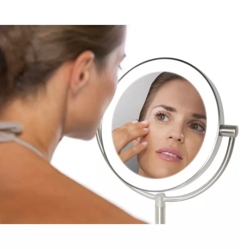 HoMedics MIR-8150-EU meigipeegel laual seisev ümmargune roostevaba teras