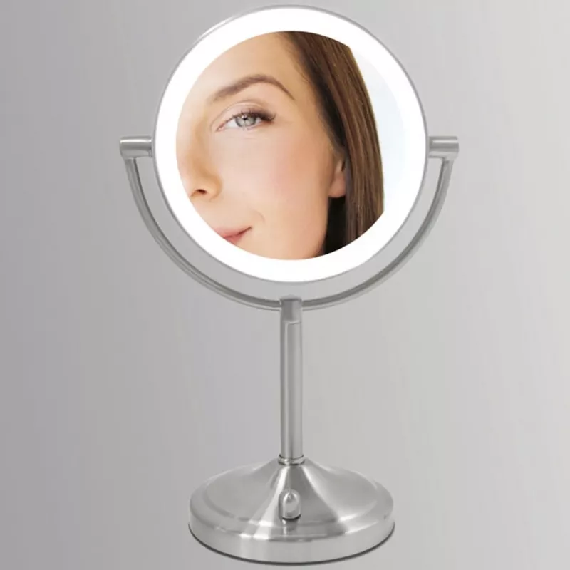 HoMedics MIR-8150-EU meigipeegel laual seisev ümmargune roostevaba teras