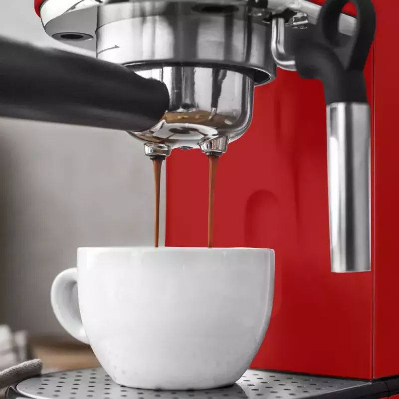 Espressomasin Gastroback Design Espresso Piccolo 1.5 L 1400 W punane
