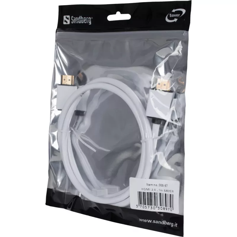 HDMI kaabel Sandberg 2.0 1m SAVER