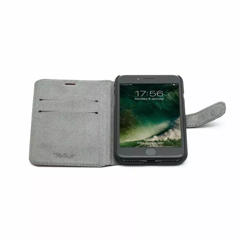 Folio Case Tellur TLL184031 iPhone 7-le Must Punane