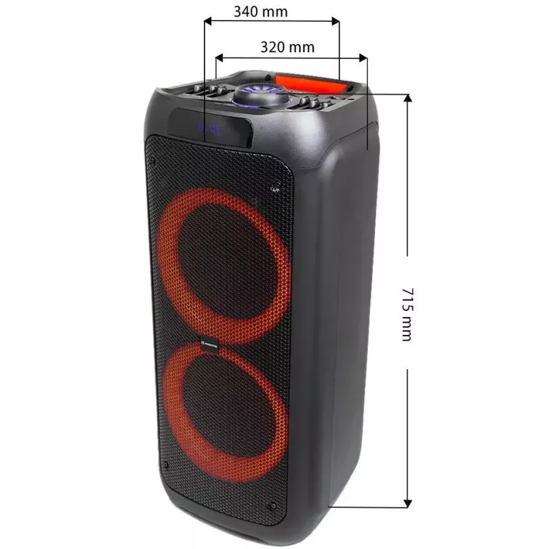 Kaasaskantav Bluetooth-kõlar MANTA SPK5310 PRO 20W — juhtmevaba, laetav, TWS-i tugi