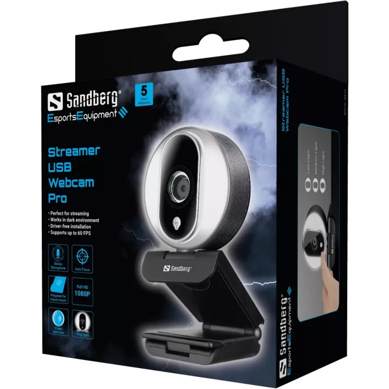 Sandberg Streamer USB-veebikaamera Pro