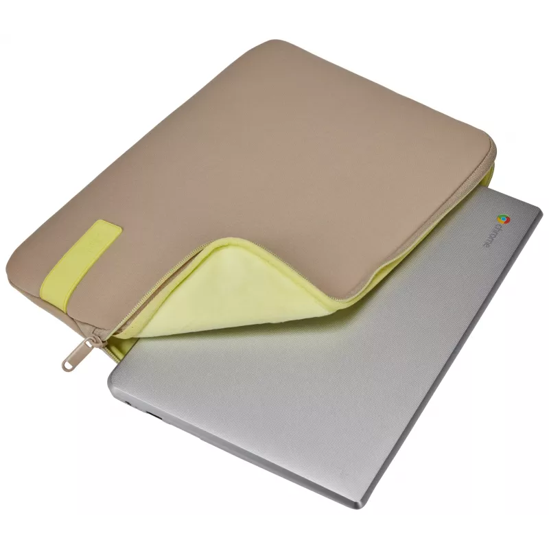 Case Logic Reflect REFPC-113 Plaza Taupe/Sun-Lime 33,8 cm (13,3-tolline) varrukakott
