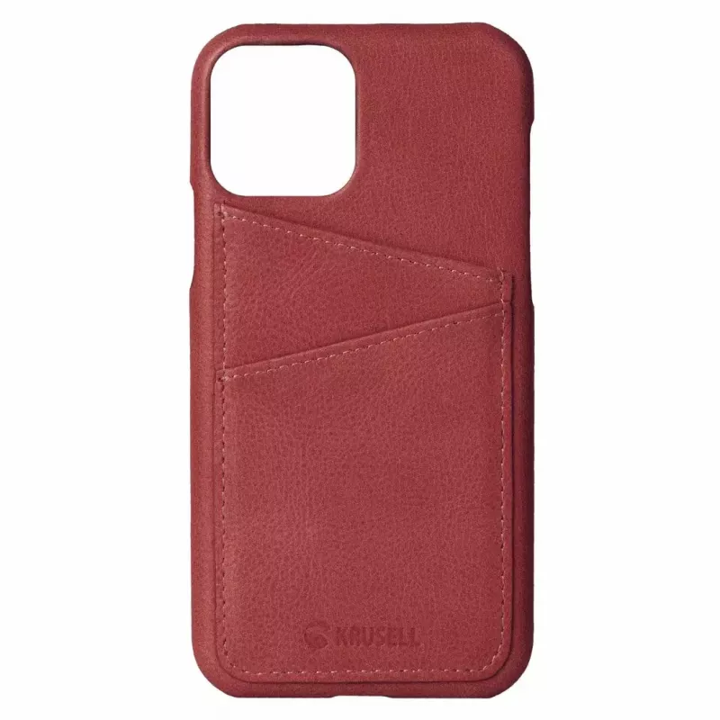 Kaitsev CardCover-ümbris Krusell Sunne Apple iPhone 11 Pro Maxile, vintage punane