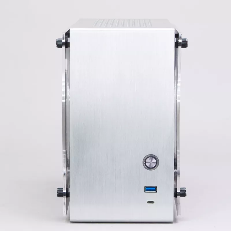 PC-korpus Zalman M2 Mini-Silver Mini Tower hõbedane