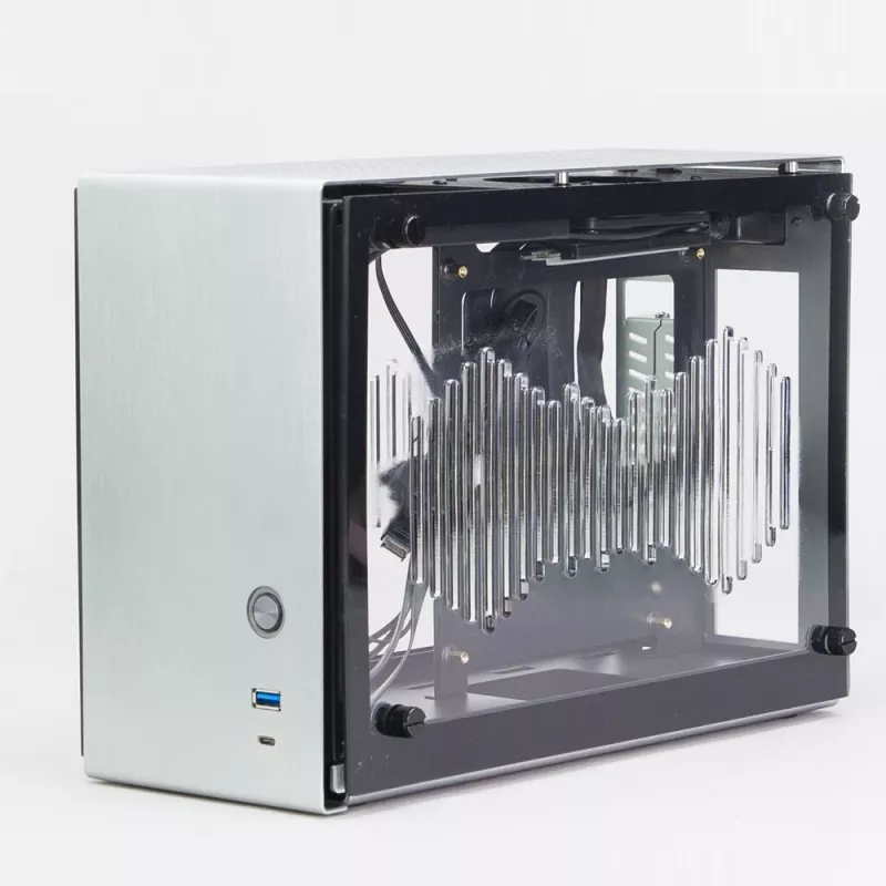 PC-korpus Zalman M2 Mini-Silver Mini Tower hõbedane